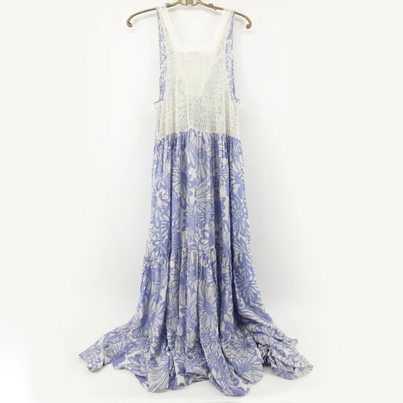 NWT Free People Tiers For You Maxi Slip Dress - Picture 6 of 7